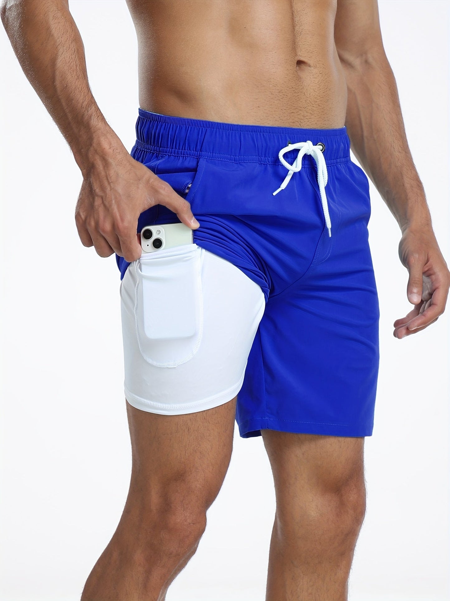 Men's Quick Dry 2-in-1 Board Shorts