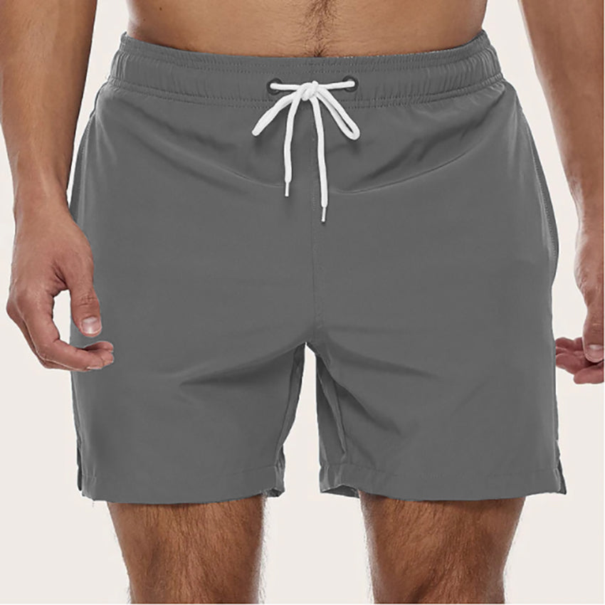Quick-Drying Elastic Swim Trunks