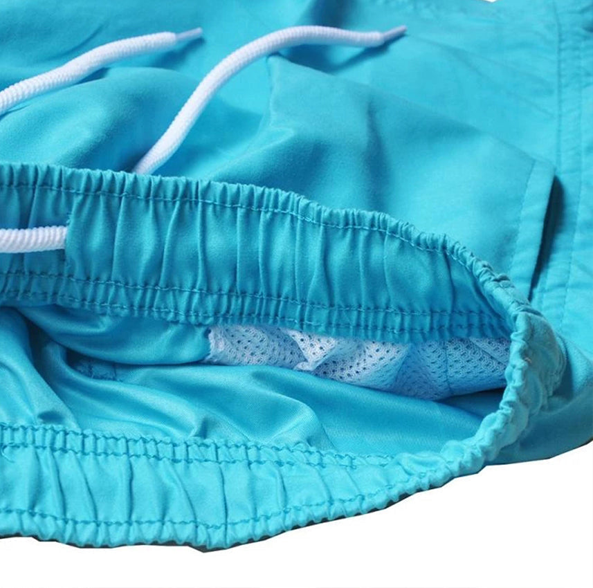 Quick-Drying Elastic Swim Trunks