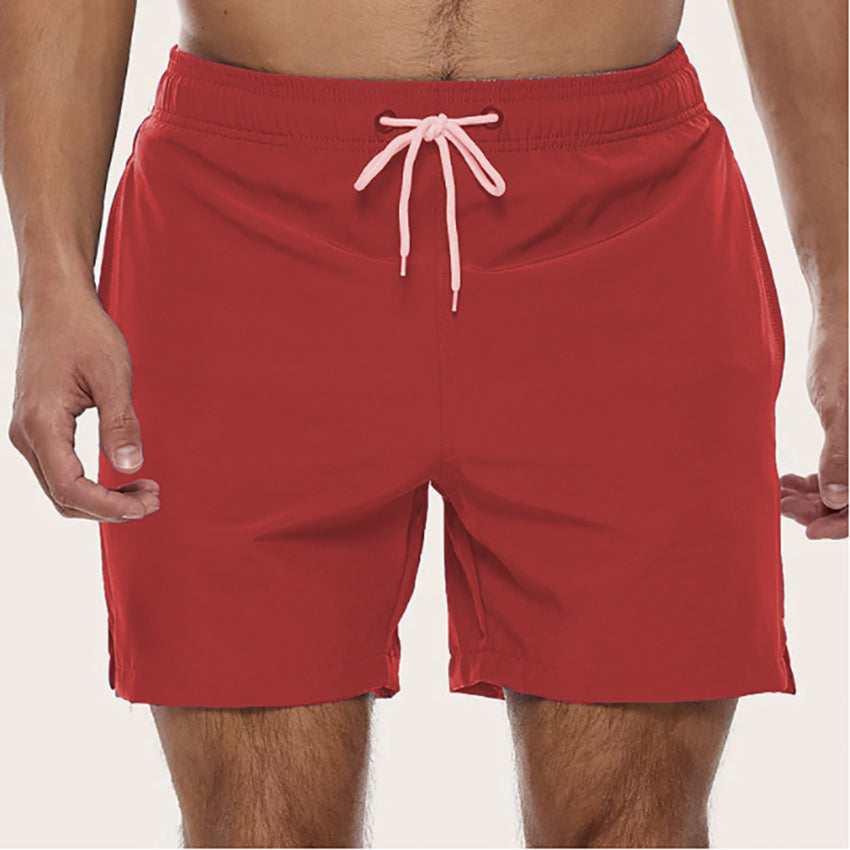 Quick-Drying Elastic Swim Trunks