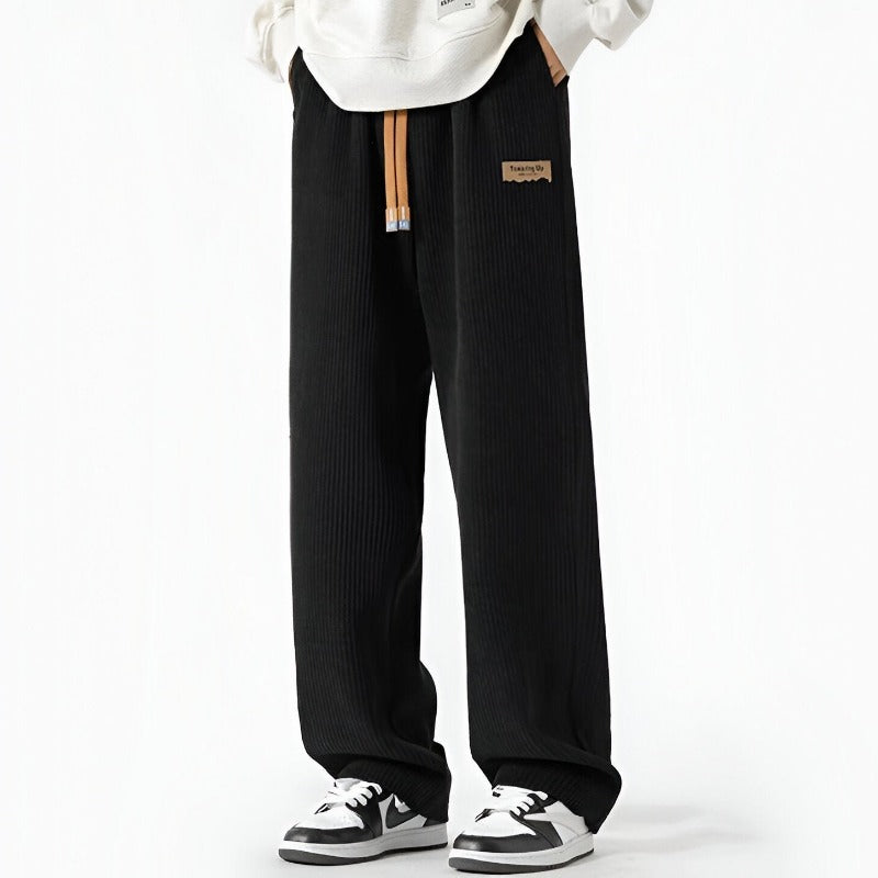 Men's Comfortable Ribbed Joggers