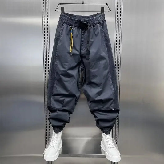 Bequeme Trainingshose Männer Lockere Passform Elastischer Bund - IdealeKleiden