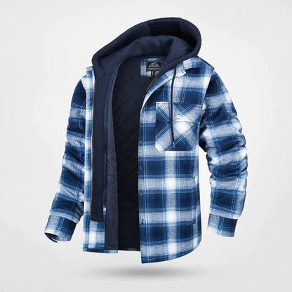 Denny - Winter Jacket Plaid Pattern