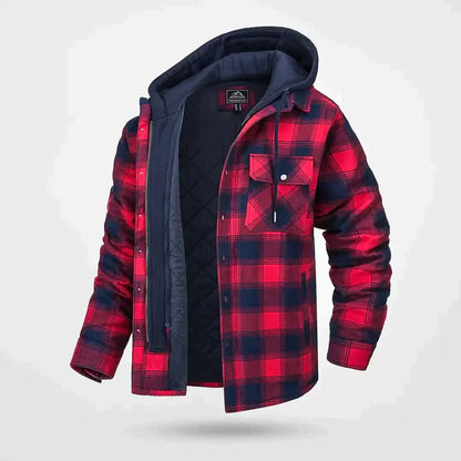 Denny - Winter Jacket Plaid Pattern