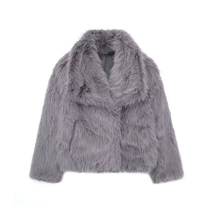 Elegant Women's Faux Fur Jacket
