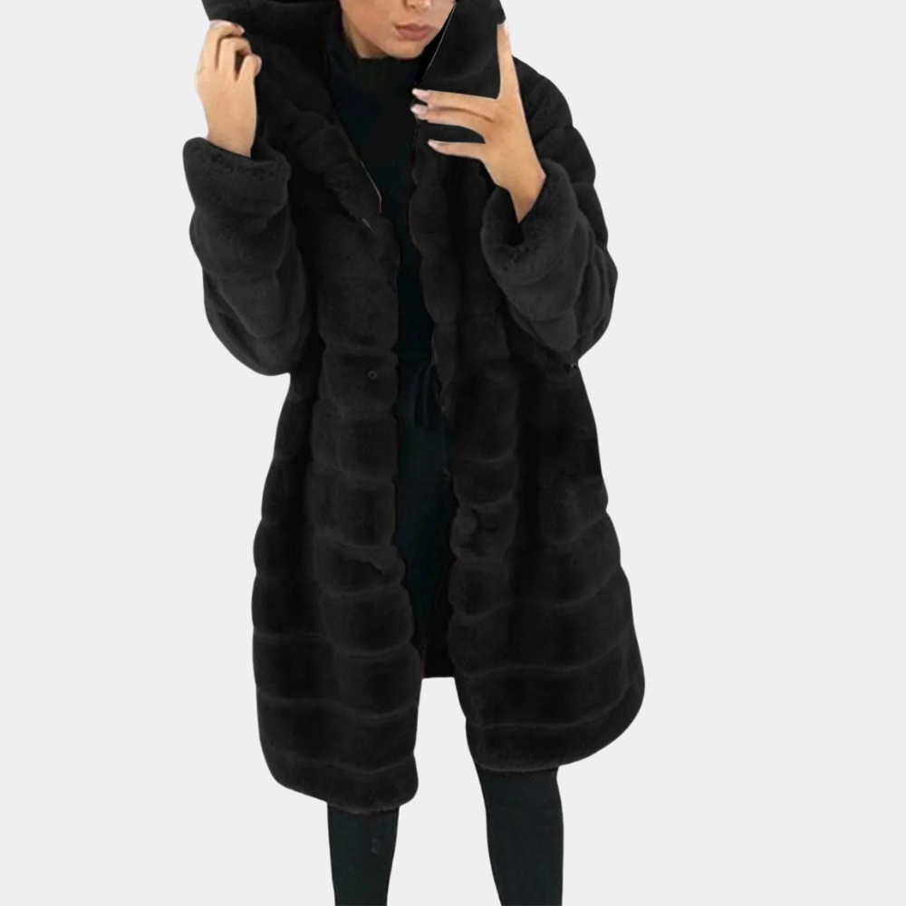 Stylish women's fleece winter jacket