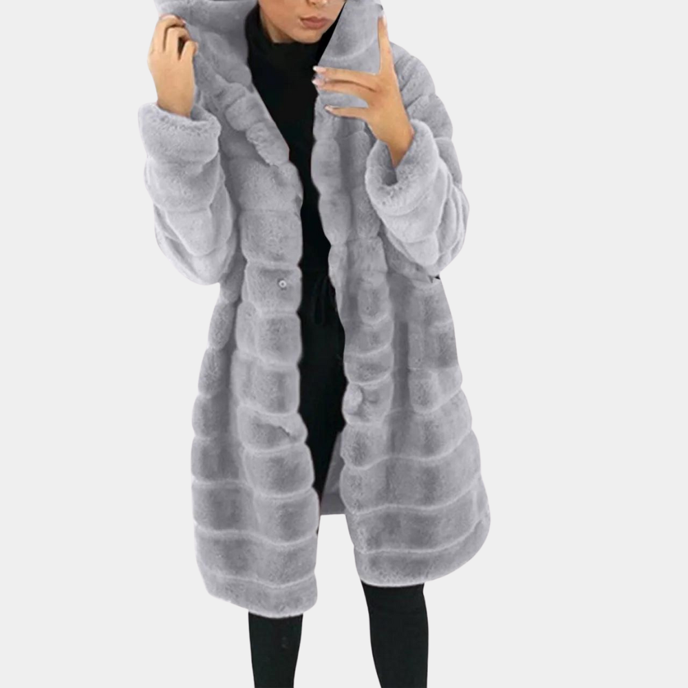 Stylish women's fleece winter jacket