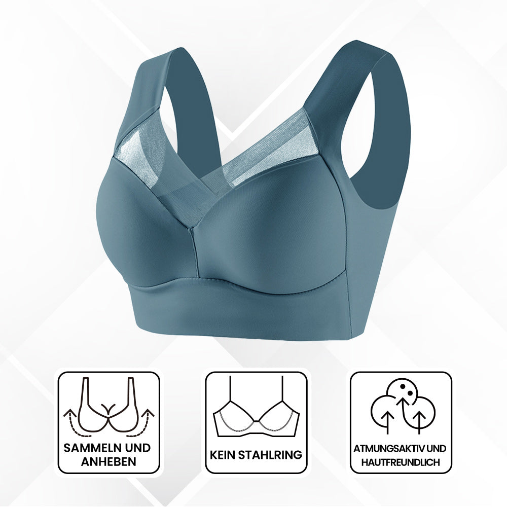 Comfortable wire-free bra for optimal wearing comfort