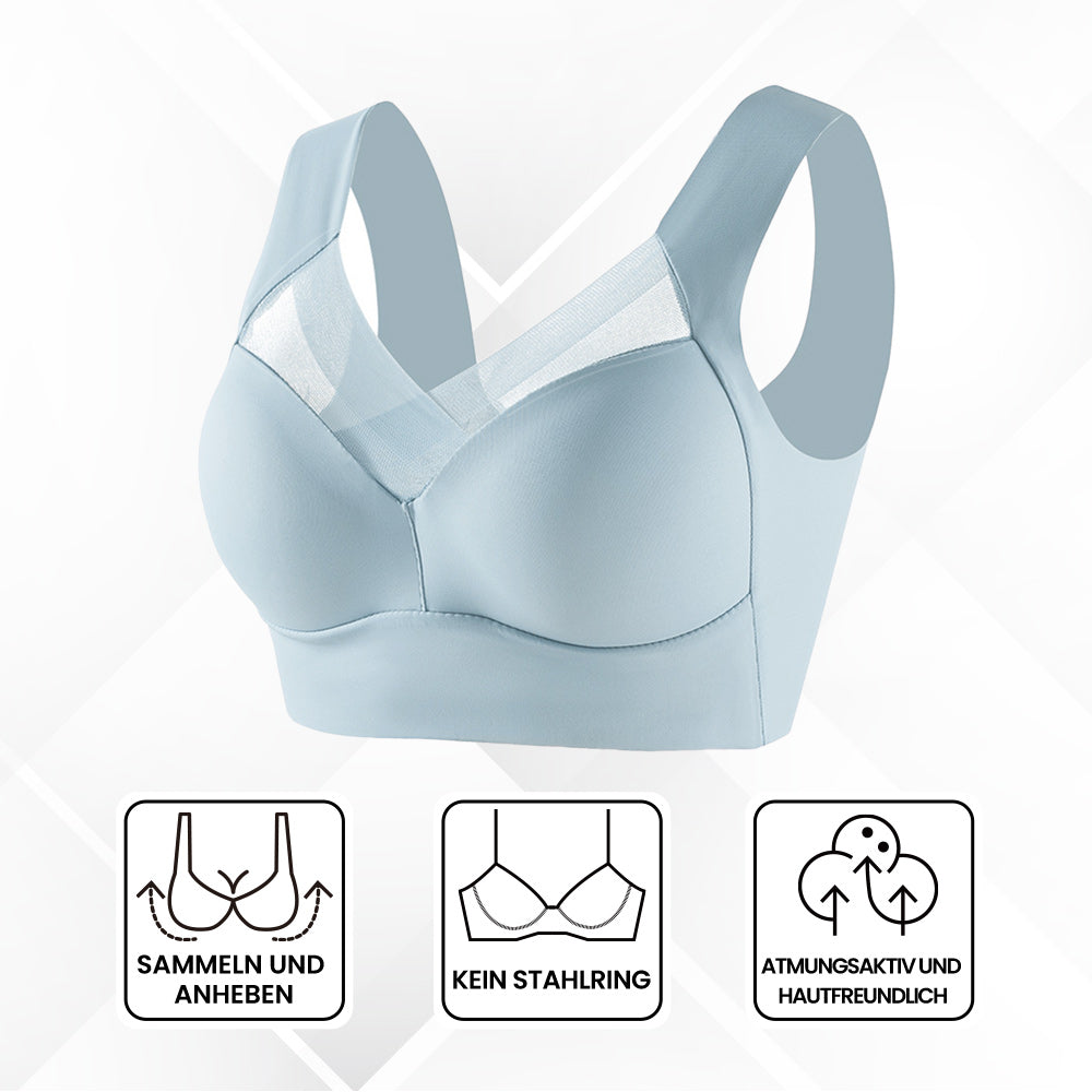Comfortable wire-free bra for optimal wearing comfort