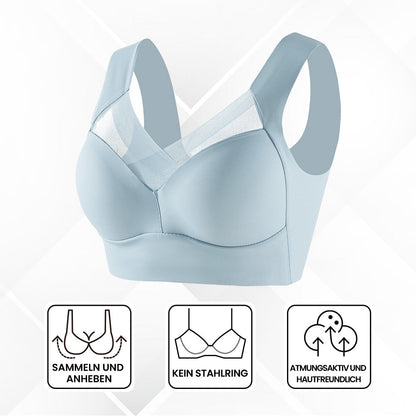 Comfortable wire-free bra for optimal wearing comfort