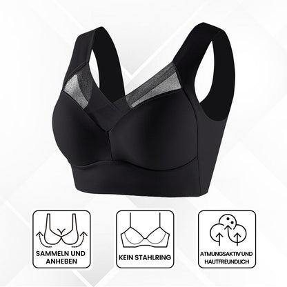 Comfortable wire-free bra for optimal wearing comfort