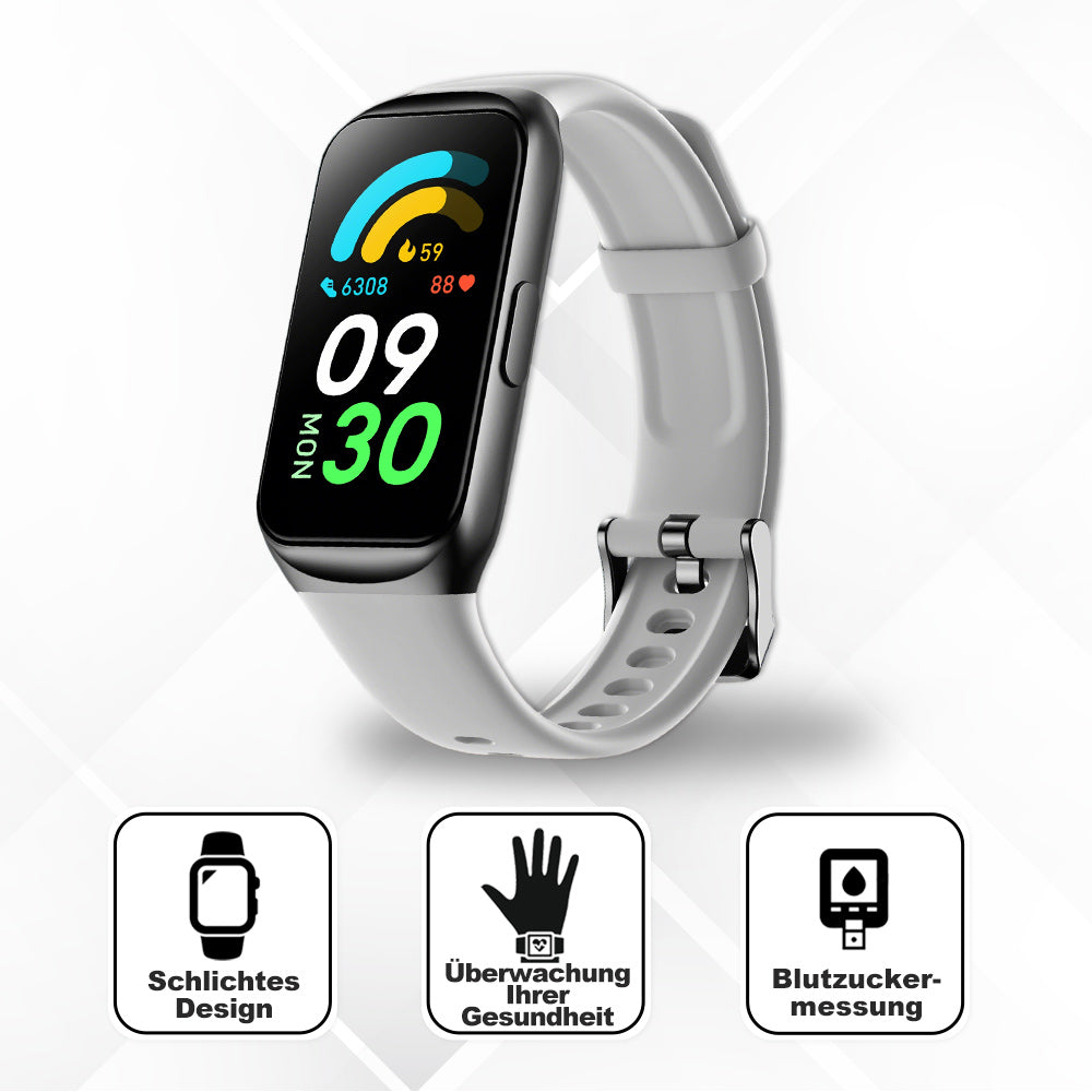Medical Smartwatch Blood Glucose Monitoring Real-Time