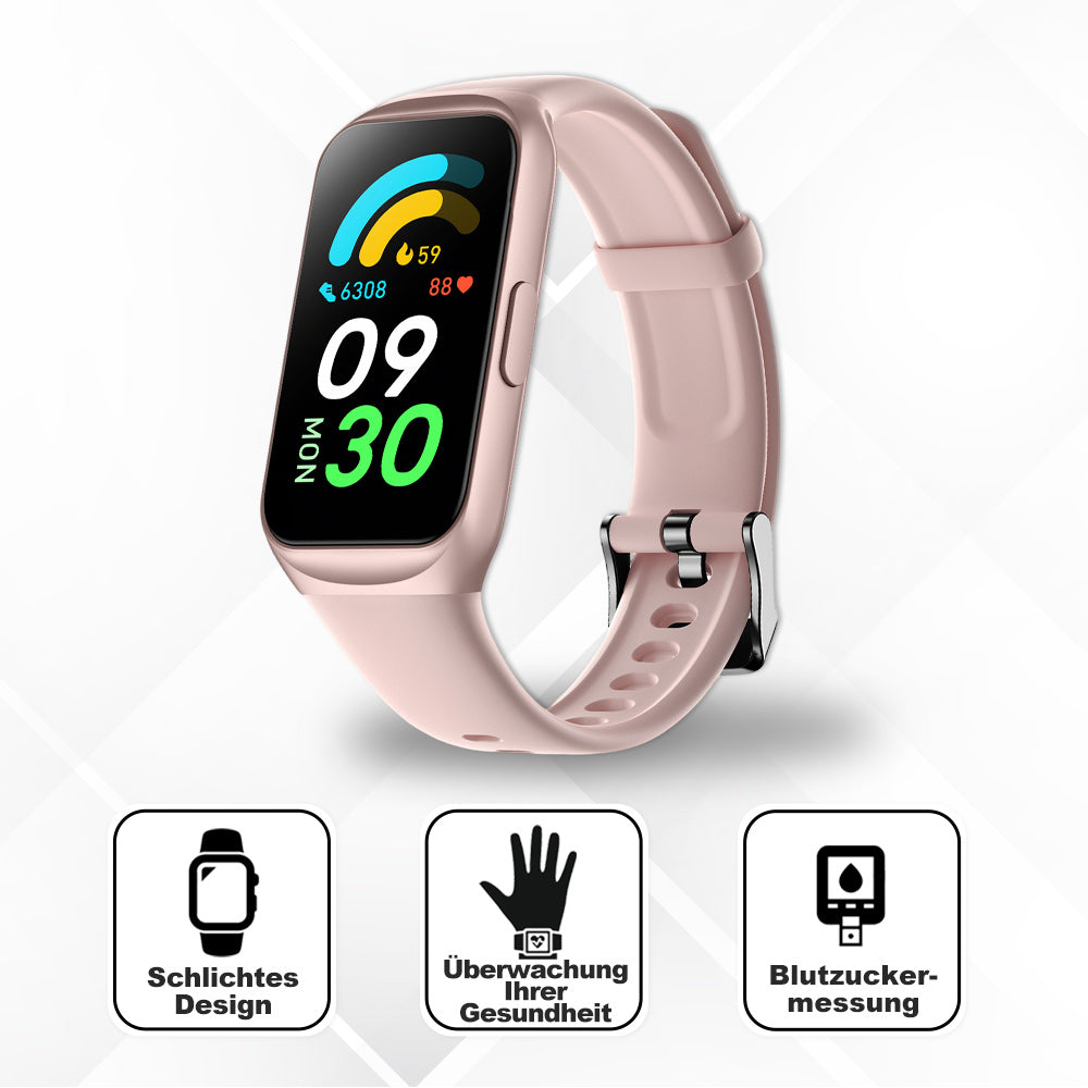Medical Smartwatch Blood Glucose Monitoring Real-Time