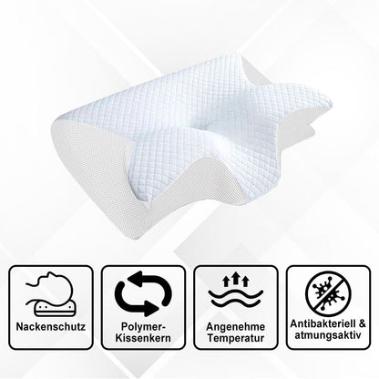 Ergonomic Sleeping Pillow For Back Pain Relief