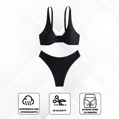 Women's V-Neck Push-Up Bikini