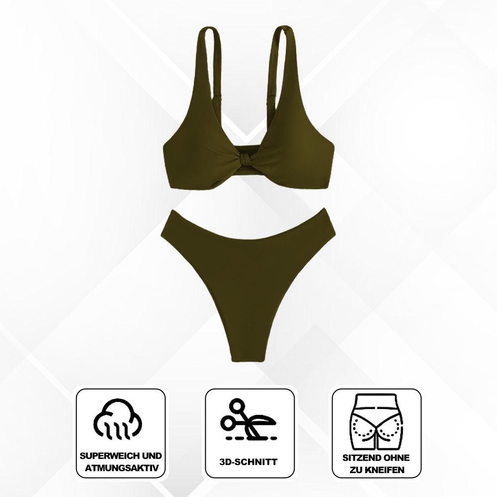 Women's V-Neck Push-Up Bikini