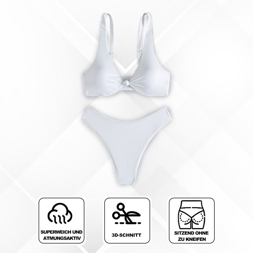 Women's V-Neck Push-Up Bikini