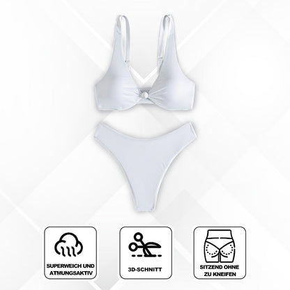 Women's V-Neck Push-Up Bikini