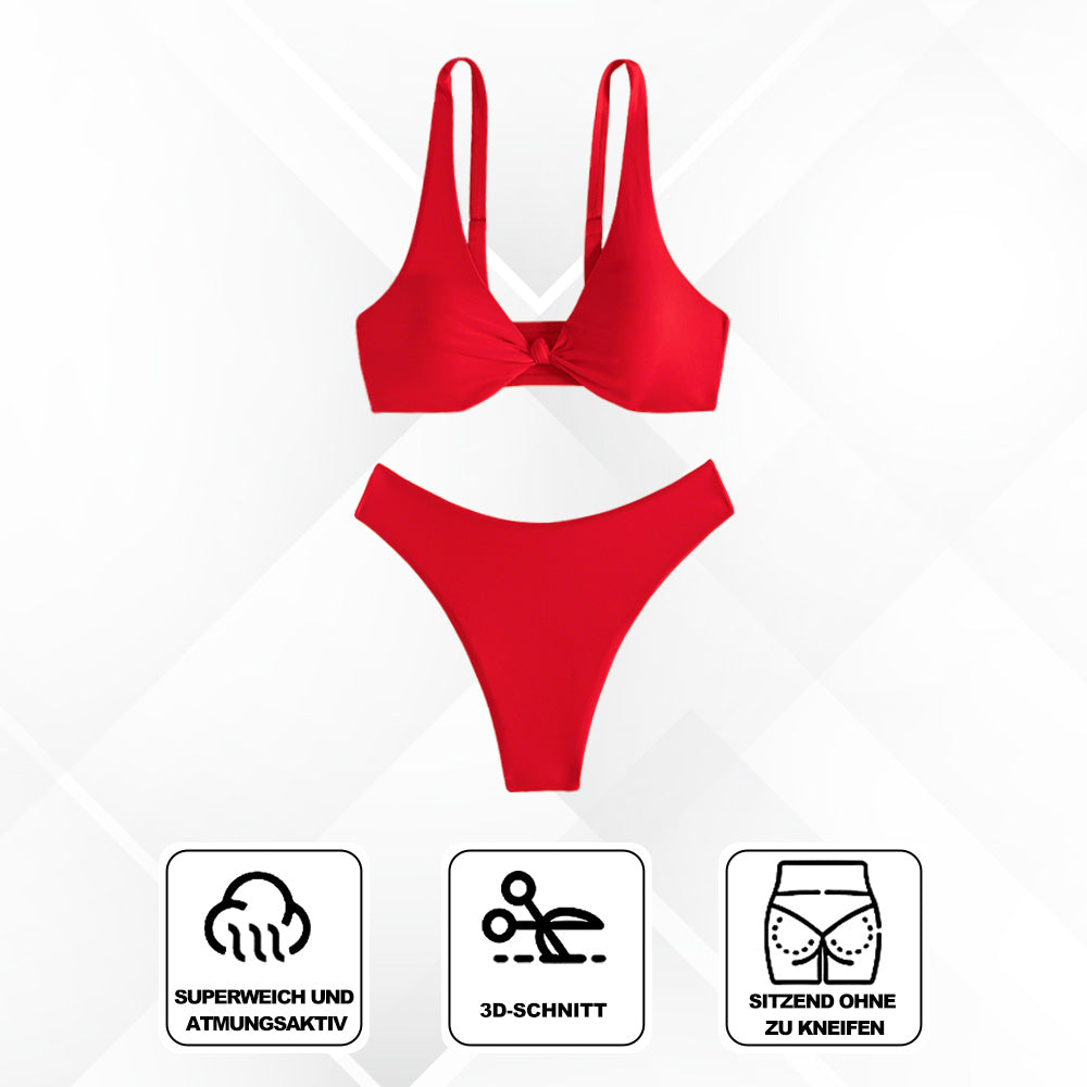 Women's V-Neck Push-Up Bikini