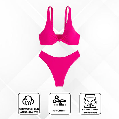 Women's V-Neck Push-Up Bikini