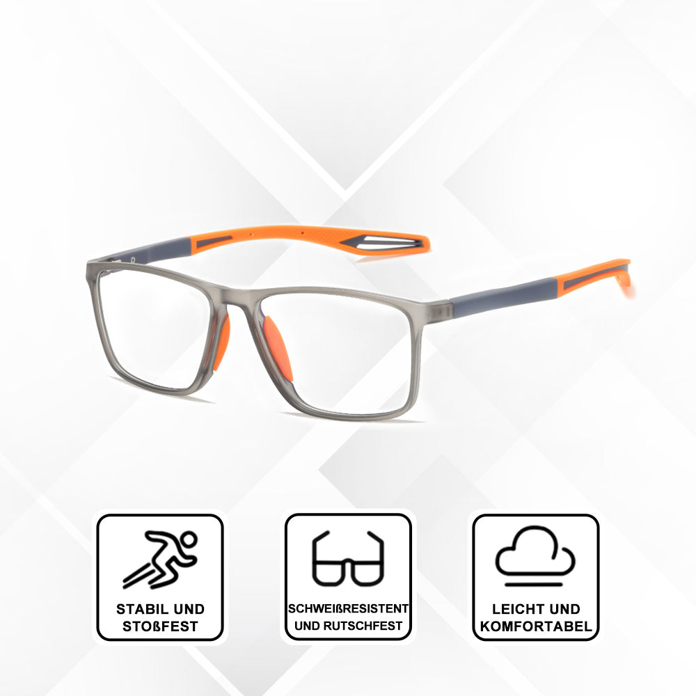 Self-adjusting reading glasses with zoom function