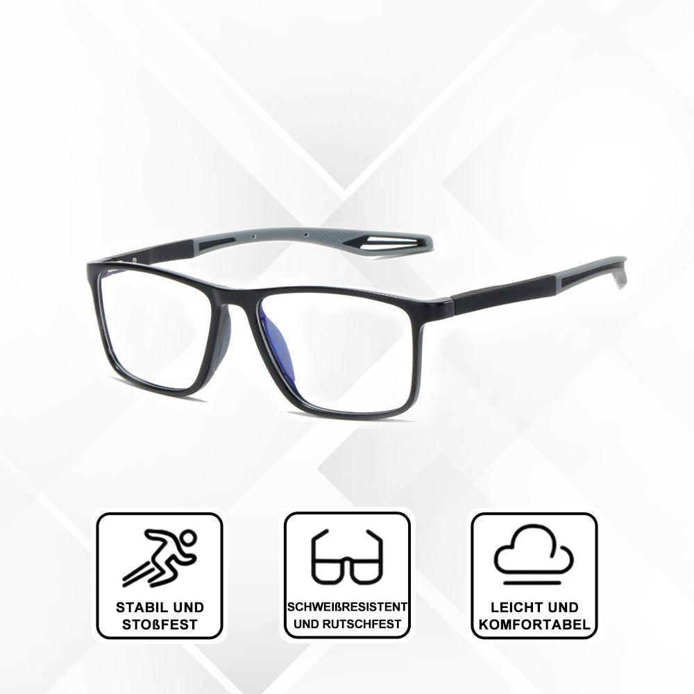 Self-adjusting reading glasses with zoom function