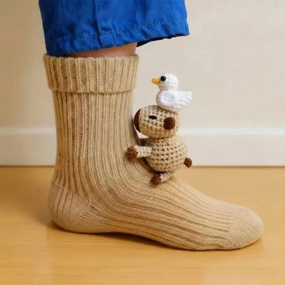 Soft Wool Socks for Cold Feet Unisex One Size