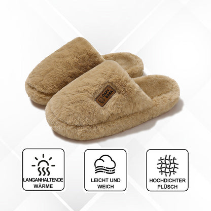 Soft Plush Slippers with Non-Slip Sole