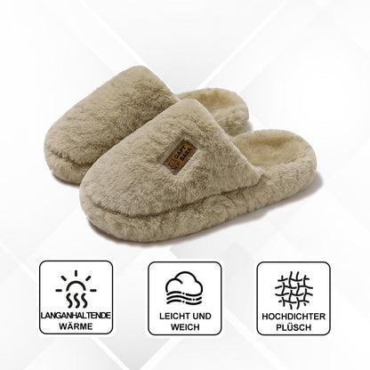 Soft Plush Slippers with Non-Slip Sole
