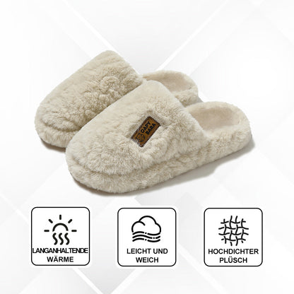 Soft Plush Slippers with Non-Slip Sole