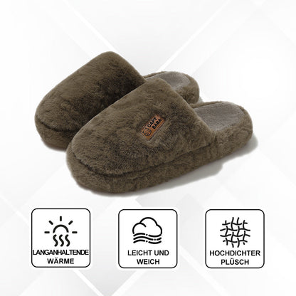 Soft Plush Slippers with Non-Slip Sole