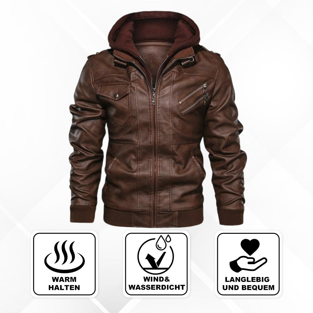 ThermoCore - Elegant Leather Jacket Men Premium Quality