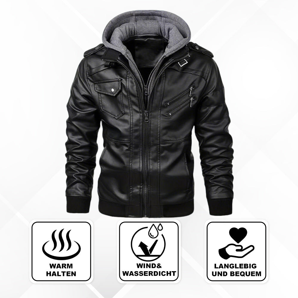 ThermoCore - Elegant Leather Jacket Men Premium Quality