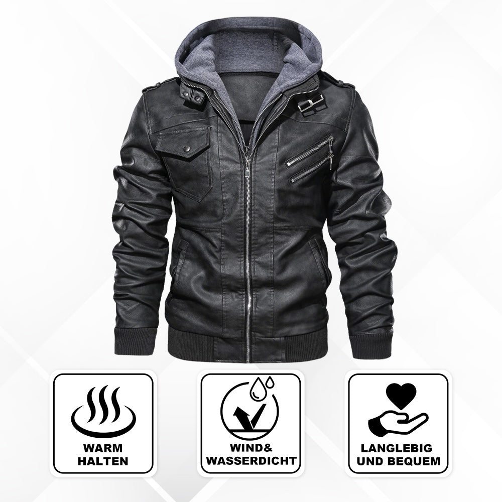 ThermoCore - Elegant Leather Jacket Men Premium Quality