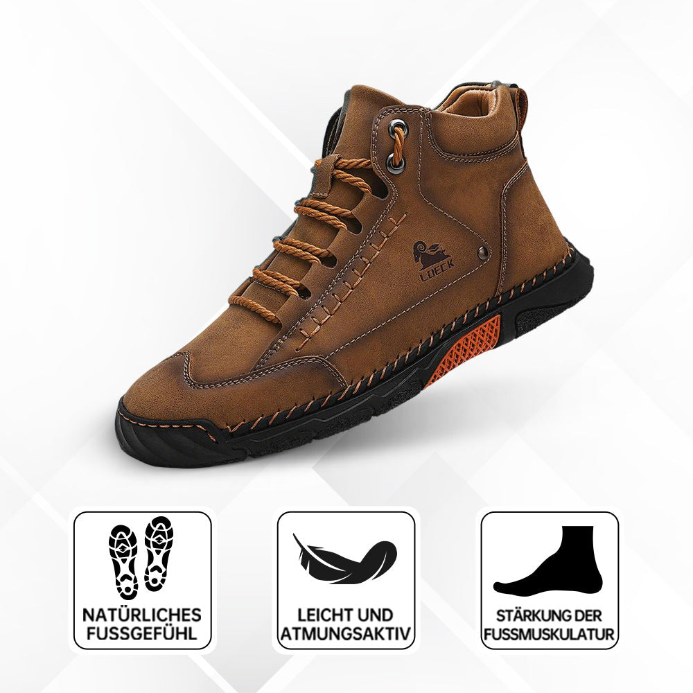 Comfortable Ergonomic Leather Shoes for Back Relief