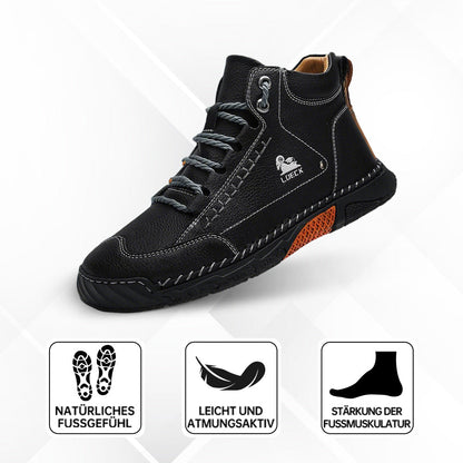 Comfortable Ergonomic Leather Shoes for Back Relief