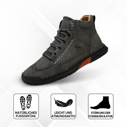 Comfortable Ergonomic Leather Shoes for Back Relief