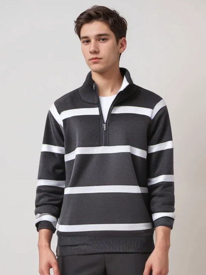 Weicher Baumwollpullover Sportlich - IdealeKleiden
