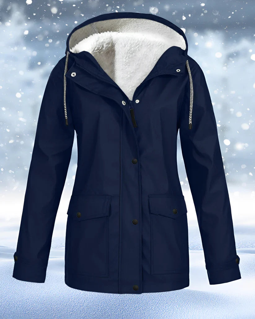 Waterproof Men's Trench Coat Warm Insulated