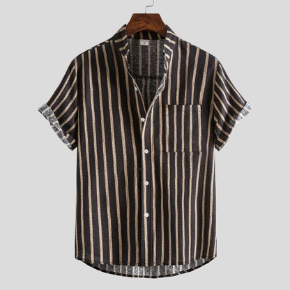 Relaxed Men's Short-Sleeve Printed Shirt