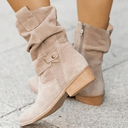 Chic Women's Elegant Lace-Up Boots