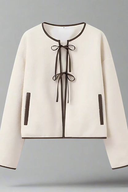 Women's Cardigan Round Neck Button Closure