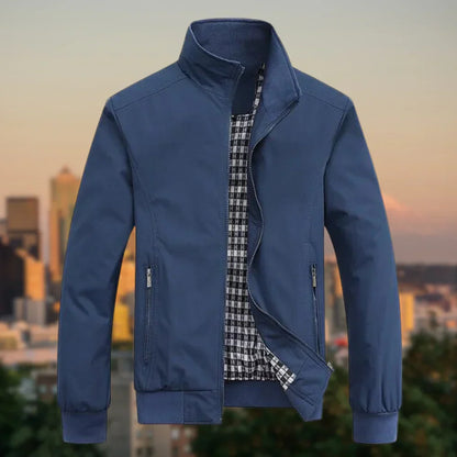 Men's Lightweight Transition Jacket with Stand-Up Collar