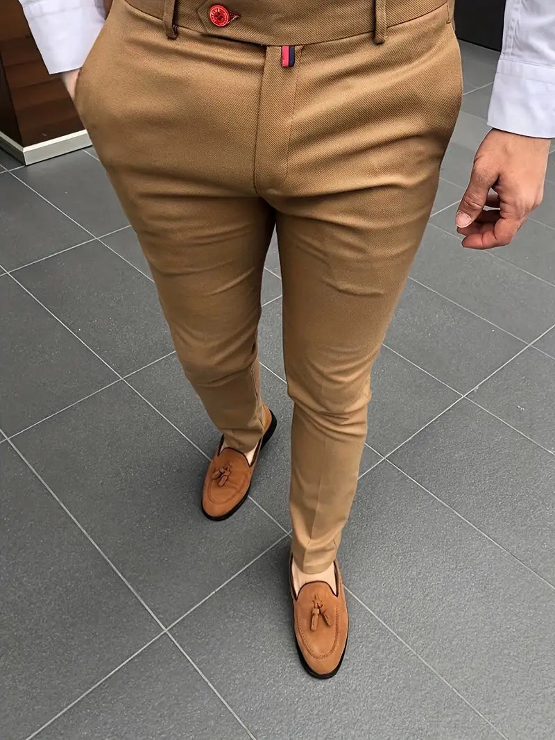 Schmale Anzughose Herren Elegant - IdealeKleiden