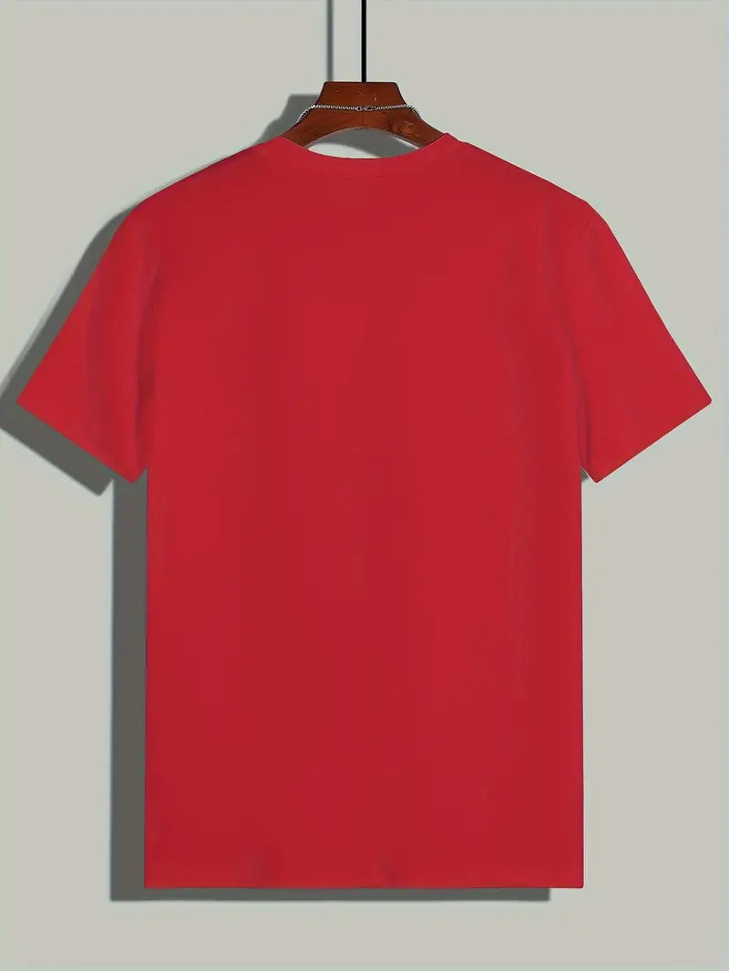 Herren T-Shirt Klassisch Rundhals - IdealeKleiden
