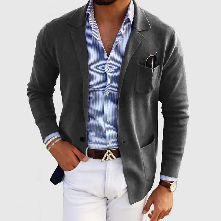 Men's Modern Laced Cardigan