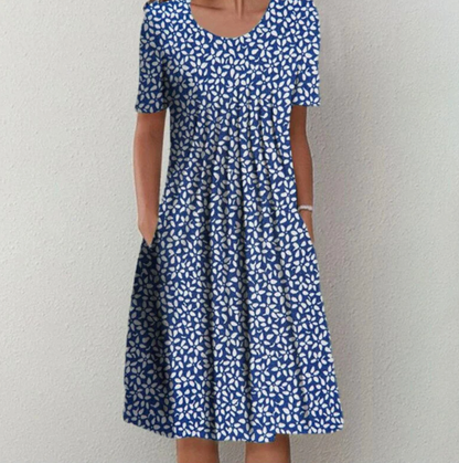 Women's Summer Dress Floral Print Loose Design