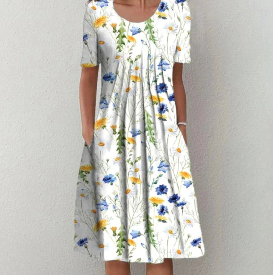 Women's Summer Dress Floral Print Loose Design