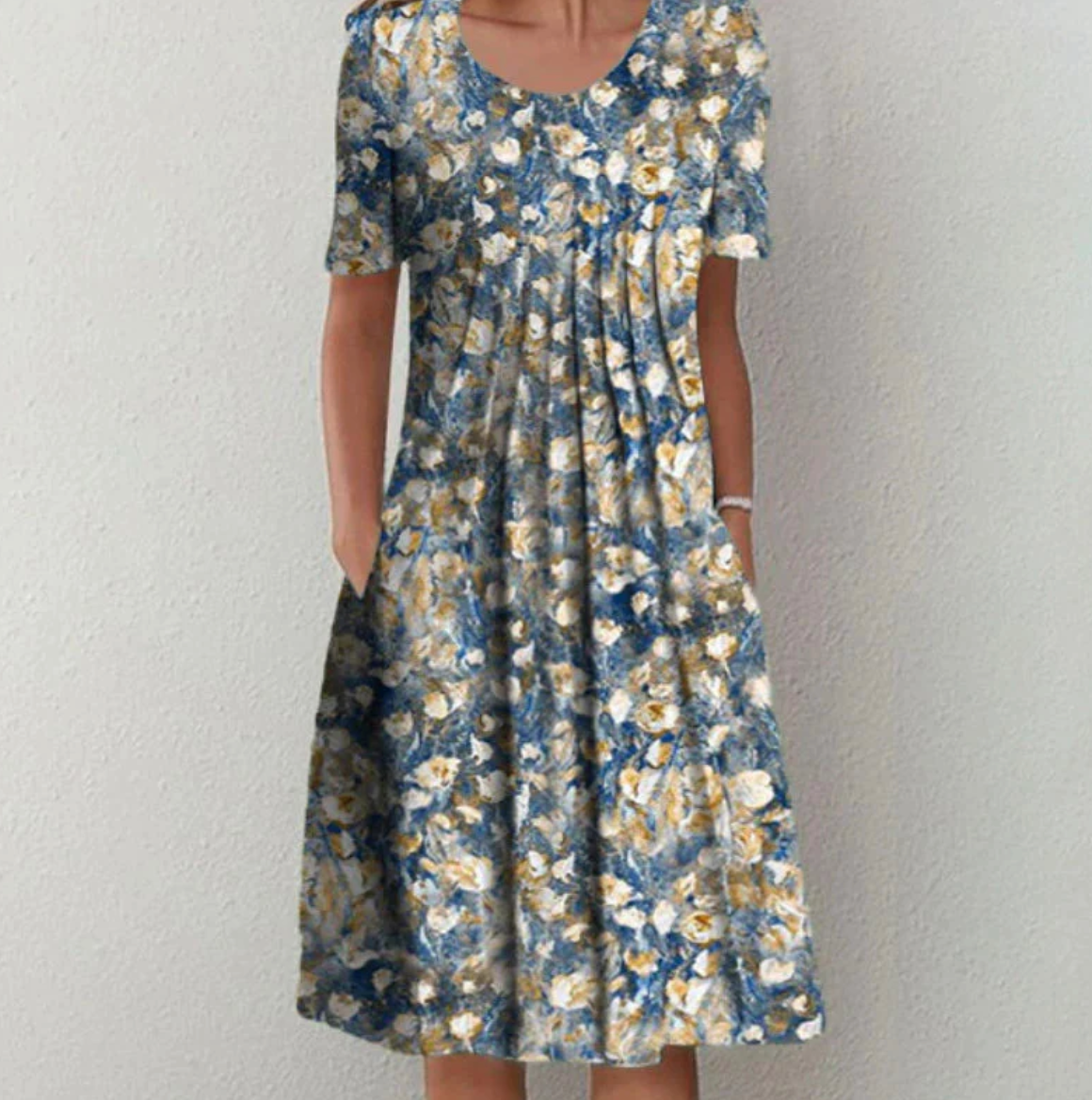 Women's Summer Dress Floral Print Loose Design