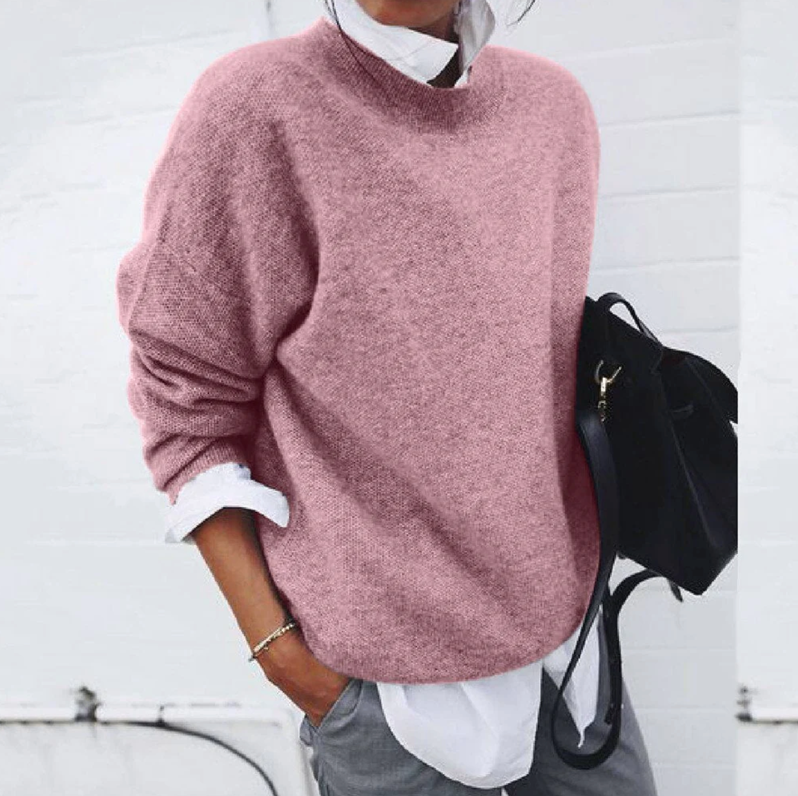 Soft Women's Cotton Warm Sweater